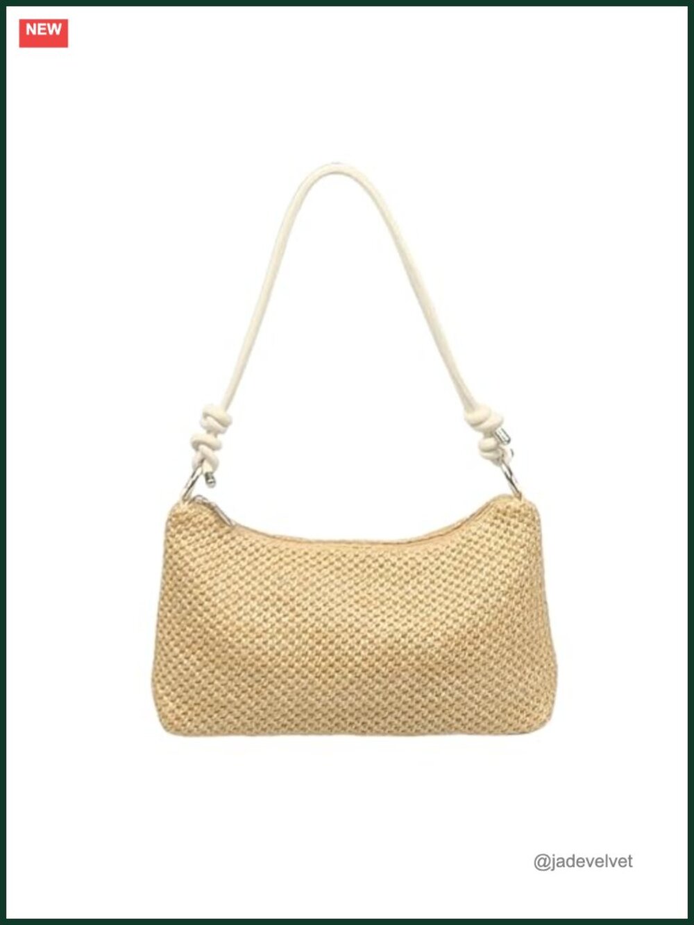 Women Straw Purse Shoulder Handbag Woven Hobo Bag Beach Vacation